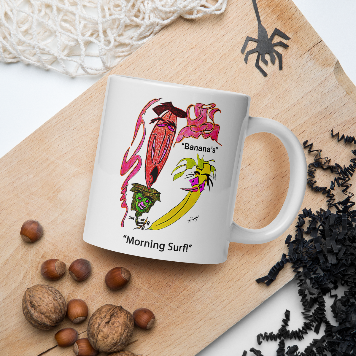 Morning Surf! White Glossy Mug