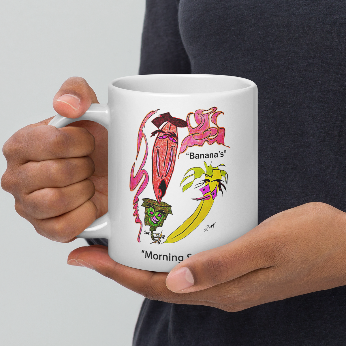 Morning Surf! White Glossy Mug